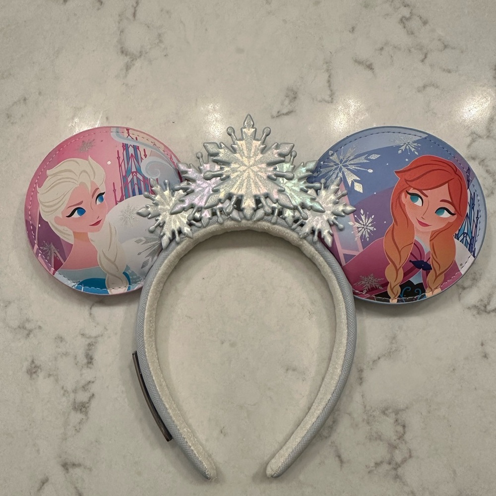 Disney Loungefly Frozen Snowflake Headband - Pink, Blue, Silver